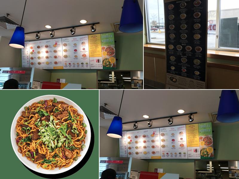 Noodles and Company Menu