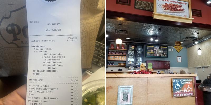 Potbelly Sandwich Shop Menu