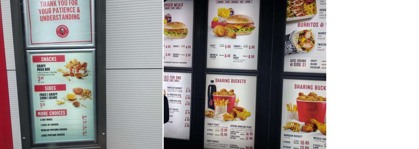 KFC Nottingham - Mapperley Menu