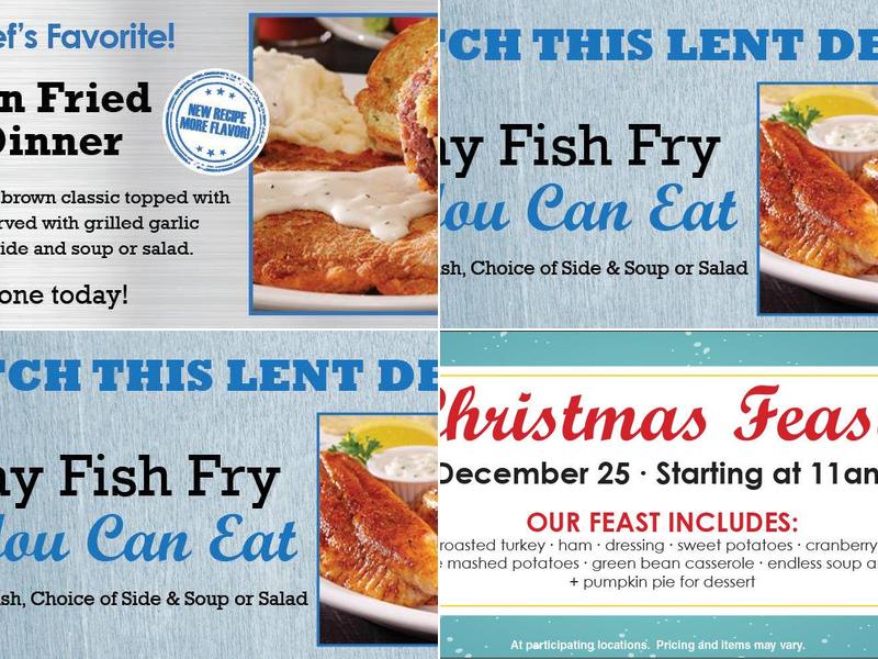 Country Pride Menu