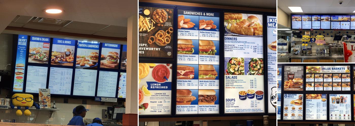Culver’s Menu