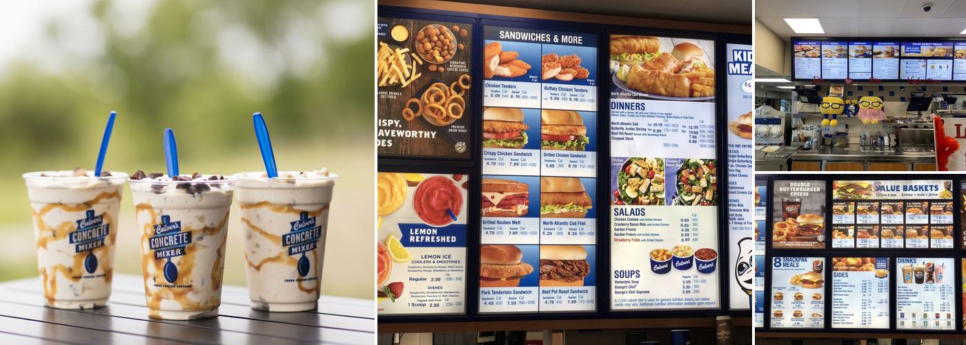 Culver’s Menu