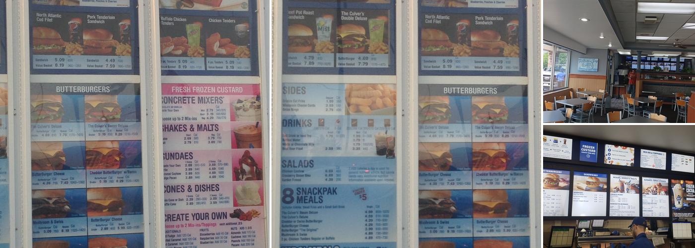 Culver’s Menu
