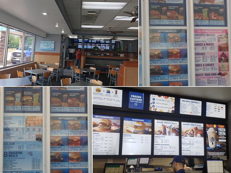 Culver’s Menu