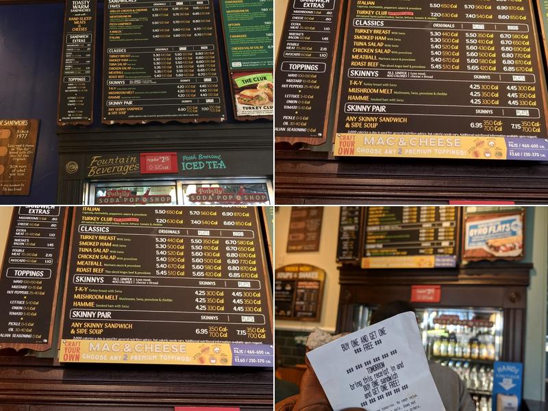 Potbelly Sandwich Shop Menu