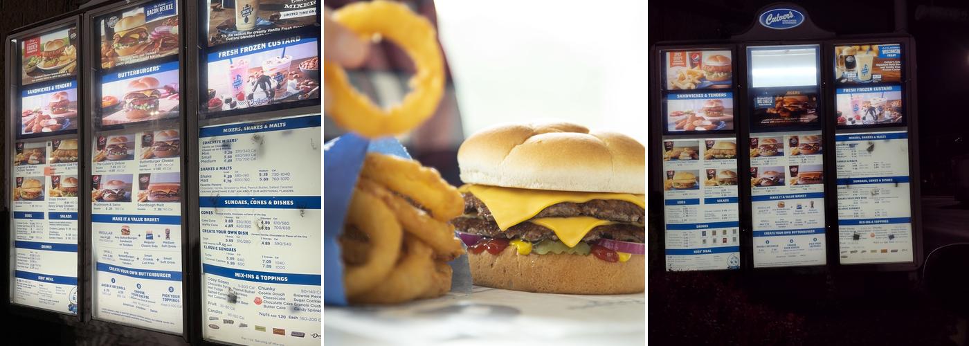 Culver’s Menu