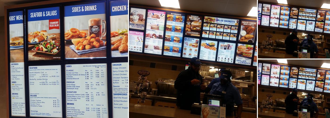 Culver’s Menu