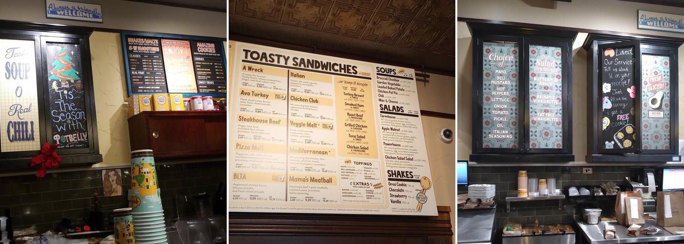 Potbelly Menu