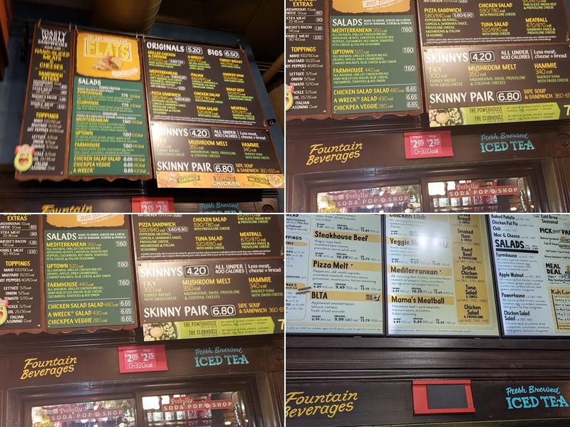 Potbelly Sandwich Shop Menu
