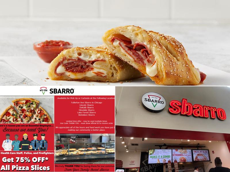 Sbarro Menu