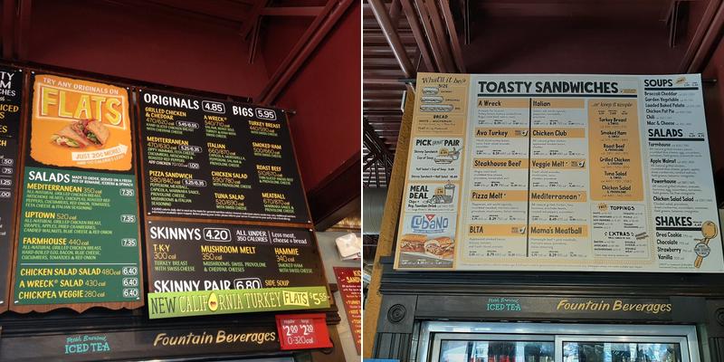 Potbelly Menu