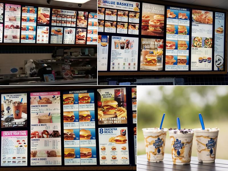 Culver’s Menu