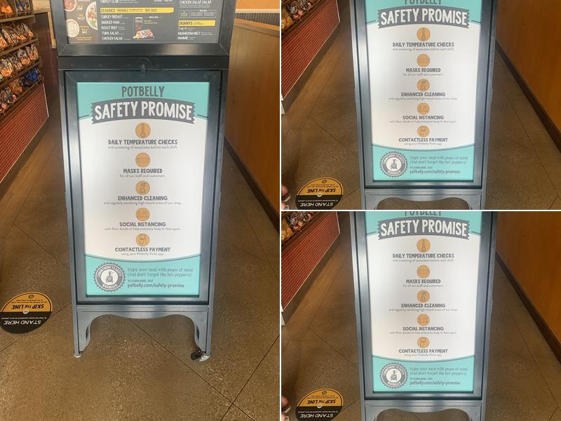 Potbelly Sandwich Shop Menu