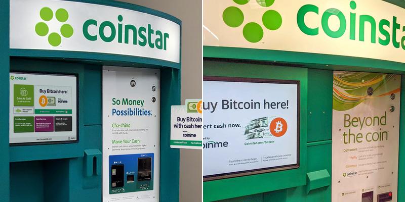 Coinstar Kiosk - Bitcoin ATM