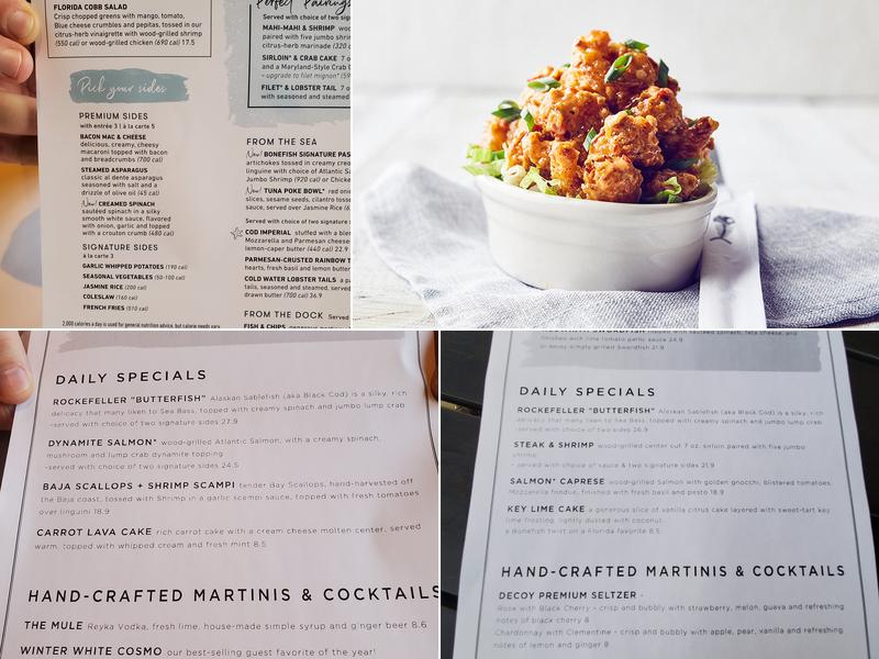 Bonefish Grill Menu