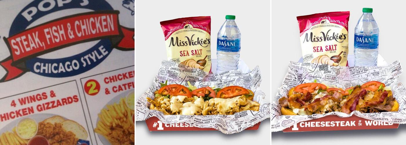 Charleys Cheesesteaks Menu