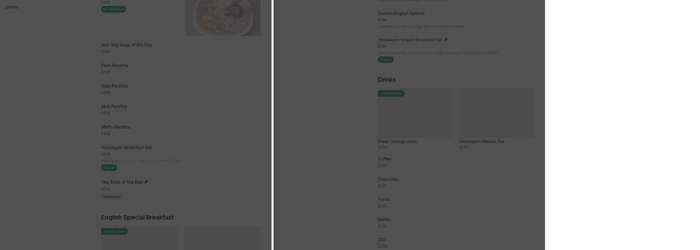 Baguette Heaven Menu