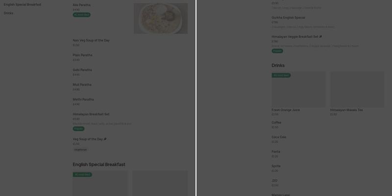 Baguette Heaven Menu