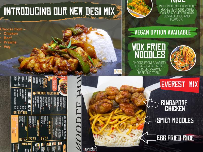 Everest Noodle House Menu