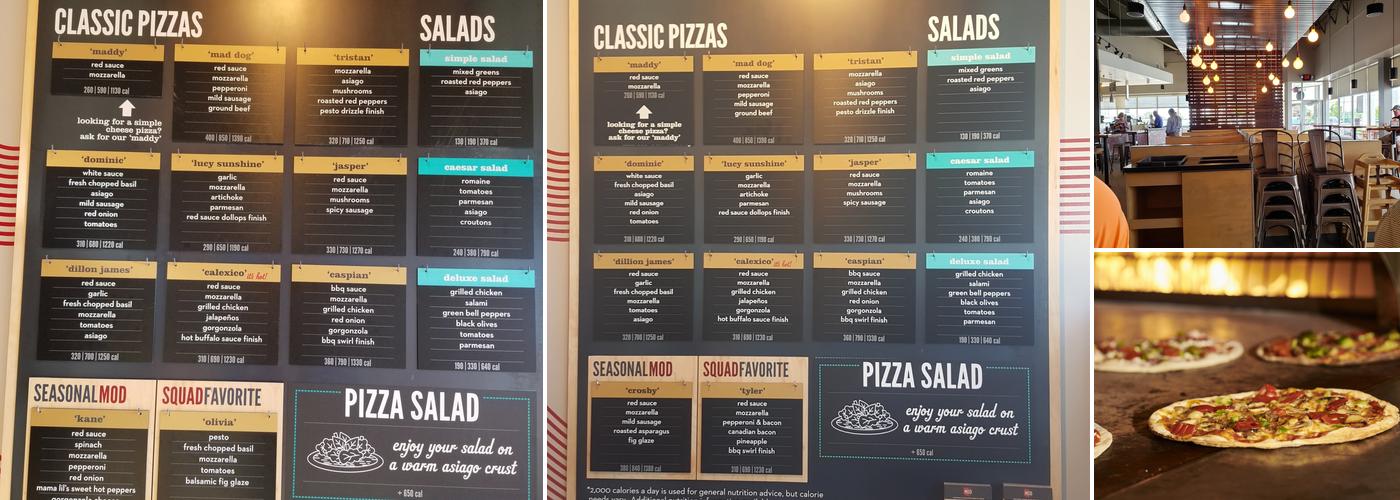 MOD Pizza Menu