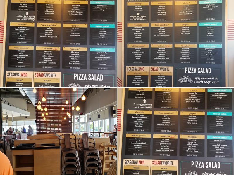 MOD Pizza Menu