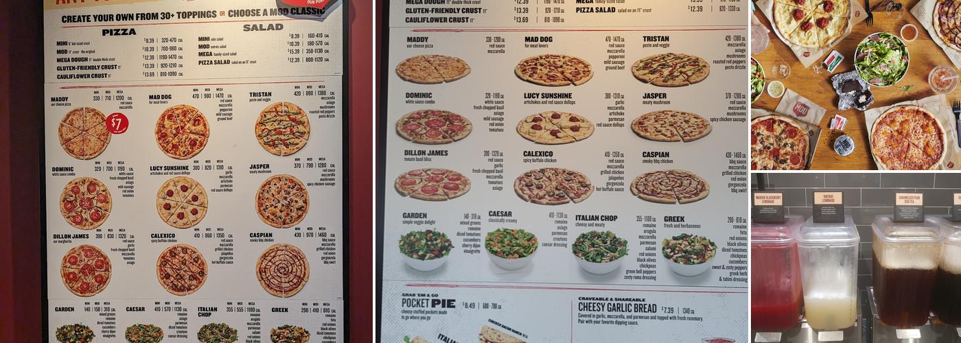 MOD Pizza Menu