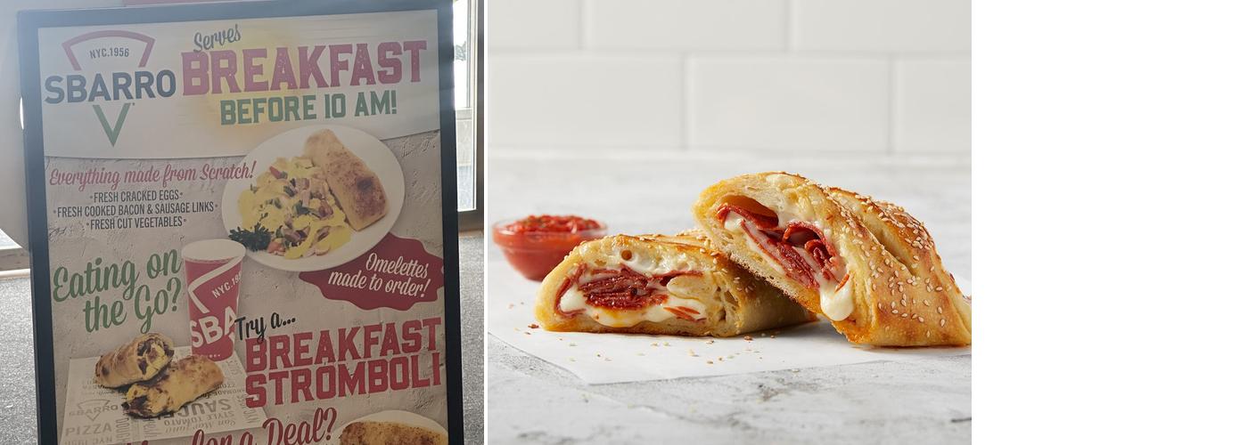 Sbarro Menu