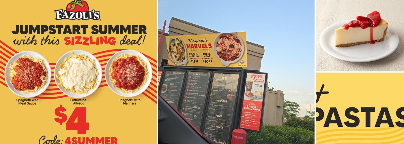Fazoli's Menu