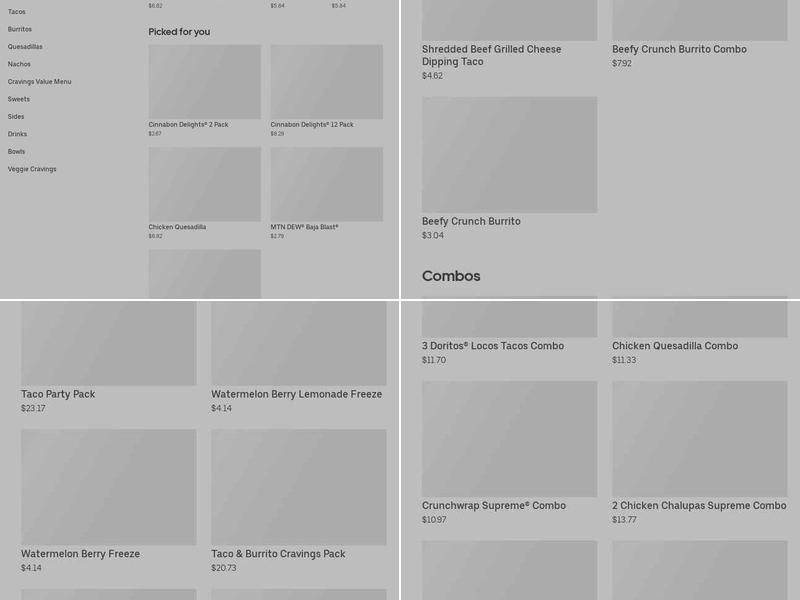 Taco Bell Menu