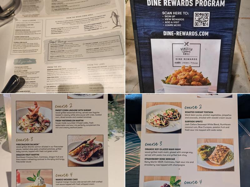 Bonefish Grill Menu