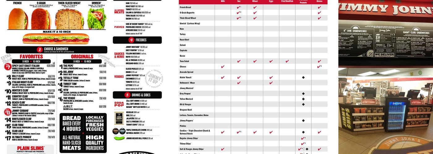 Jimmy John's Menu