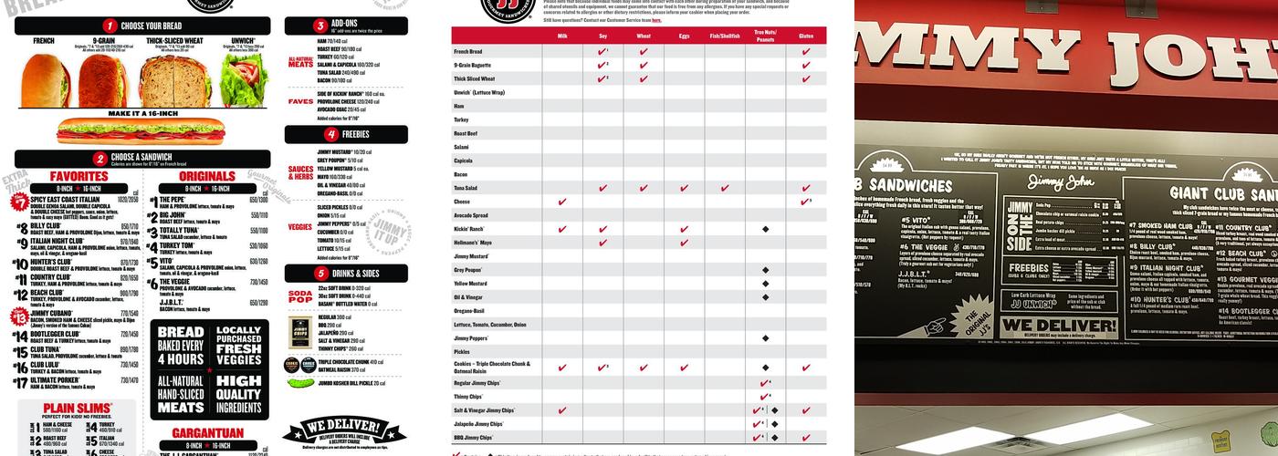 Jimmy John's Menu