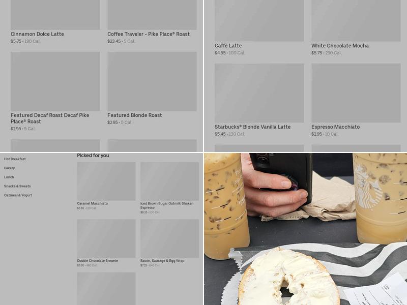 Starbucks Menu