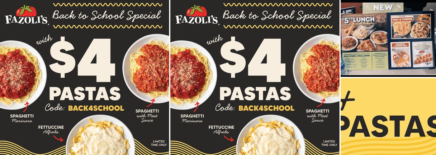 Fazoli's Menu