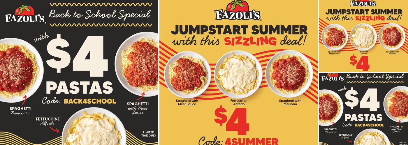 Fazoli's Menu