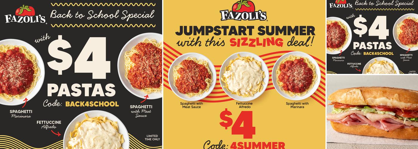 Fazoli's Menu