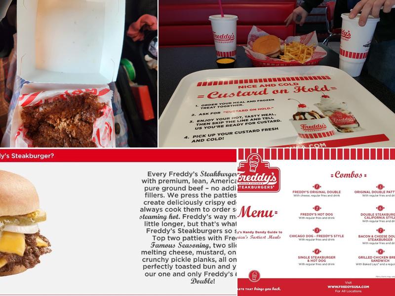 Freddy's Frozen Custard & Steakburgers Menu