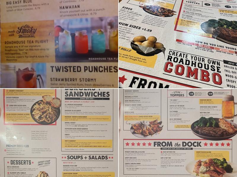 Logan's Roadhouse Menu