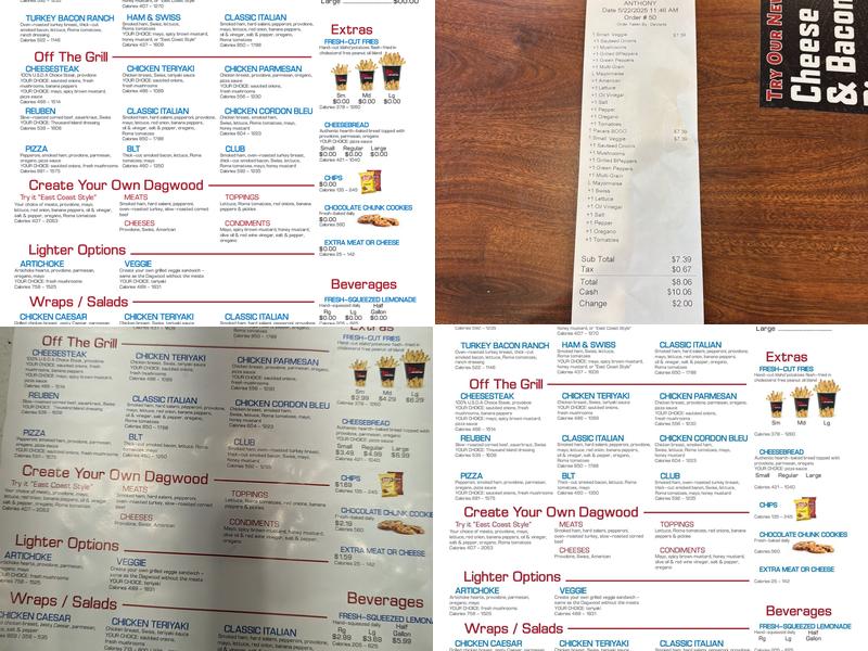 Penn Station East Coast Subs Menu