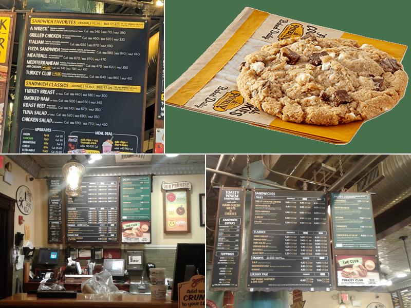 Potbelly Sandwich Shop Menu
