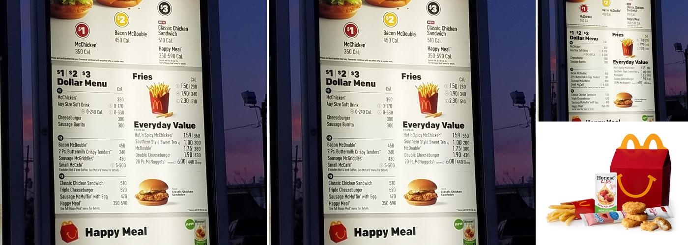 McDonald's Menu