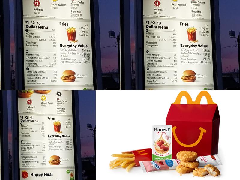 McDonald's Menu