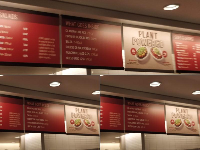 Chipotle Mexican Grill Menu