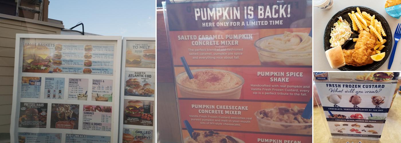 Culver’s Menu