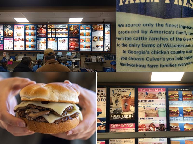 Culver’s Menu