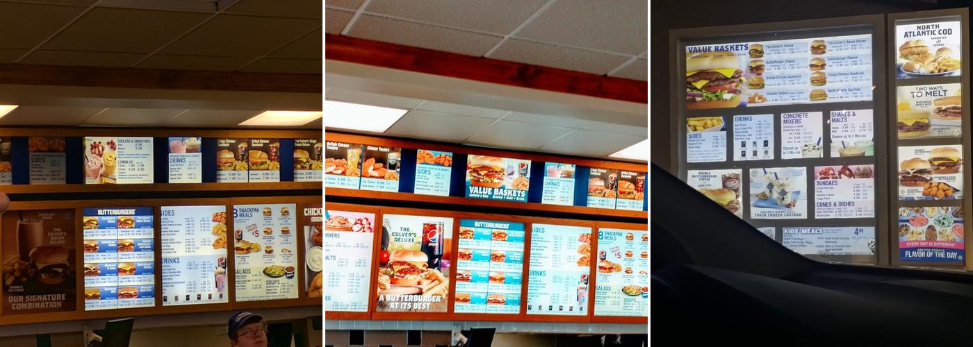 Culver’s Menu