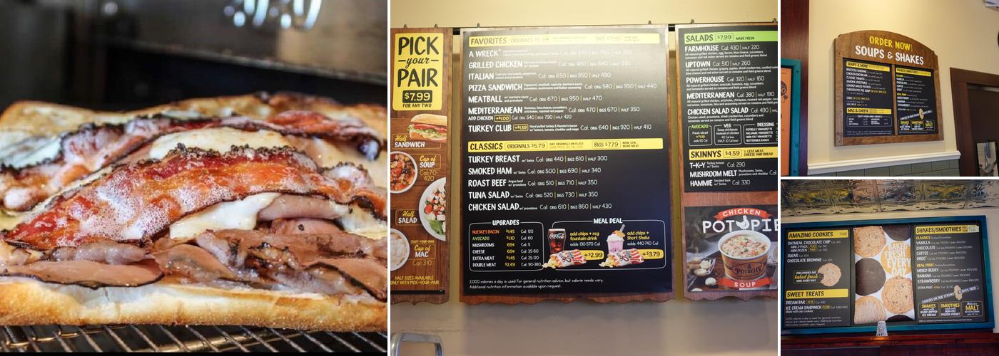 Potbelly Sandwich Shop Menu
