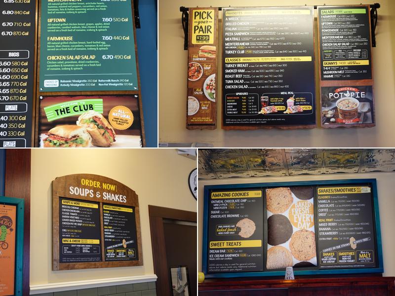 Potbelly Sandwich Shop Menu