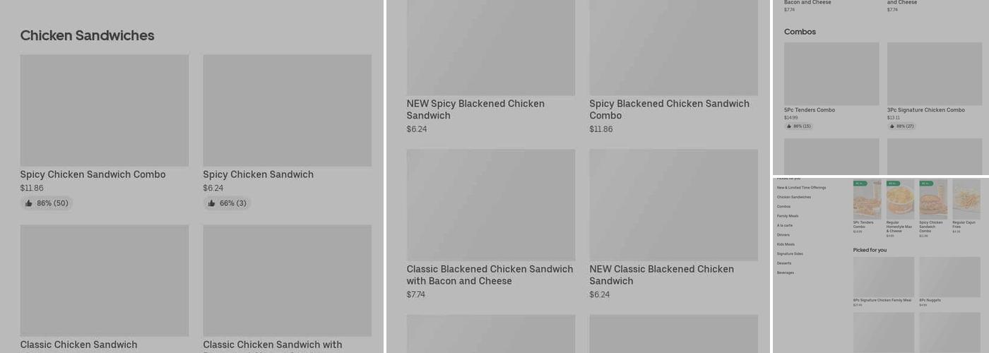 Popeyes Louisiana Kitchen Menu