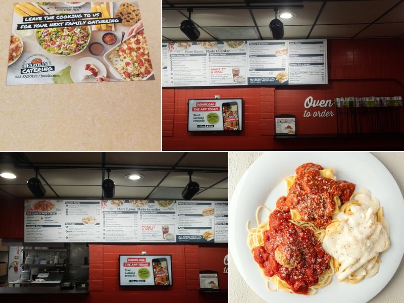 Fazoli's Menu